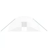 fehér acélvázas melegház 84 m² 14x6x2,85 m