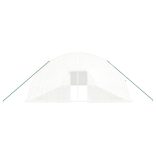 fehér acélvázas melegház 120 m² 20x6x2,85 m