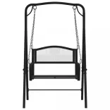 fekete acél hintapad 124 cm