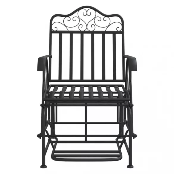 fekete acél hintapad 61 cm