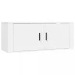 3 részes fehér szerelt fa TV-szekrényszett