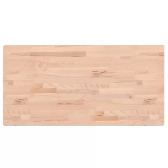 tömör bükkfa téglalap alakú asztallap 80 x 40 x 1,5 cm