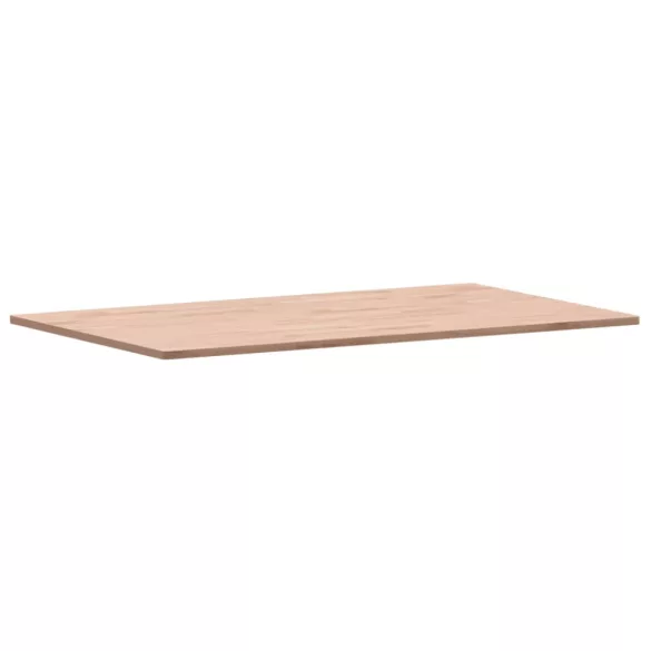 tömör bükkfa téglalap alakú asztallap 100x60x1,5 cm