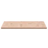 tömör bükkfa téglalap alakú asztallap 100x60x1,5 cm