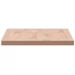 tömör bükkfa téglalap alakú asztallap 80x40x2,5 cm