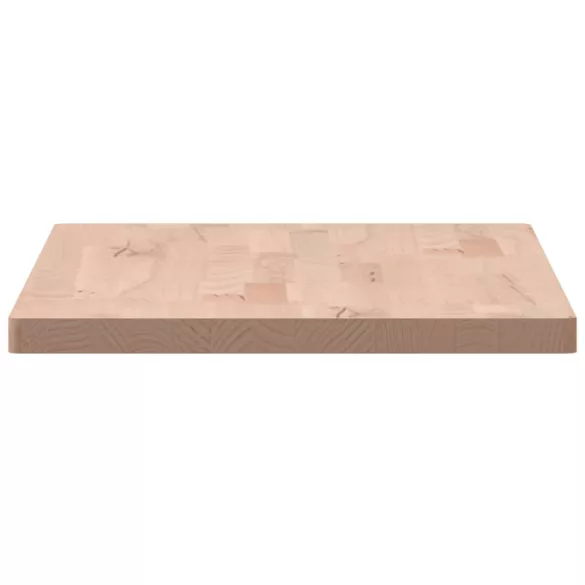 tömör bükkfa téglalap alakú asztallap 80x40x2,5 cm