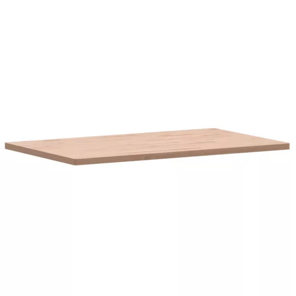 tömör bükkfa téglalap alakú asztallap 100x60x2,5 cm