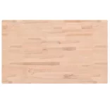 tömör bükkfa téglalap alakú asztallap 100x60x4 cm