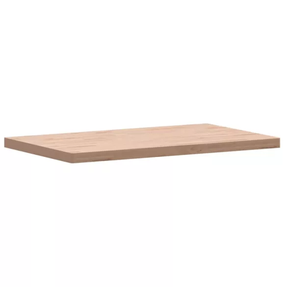 tömör bükkfa téglalap alakú asztallap 100x60x4 cm