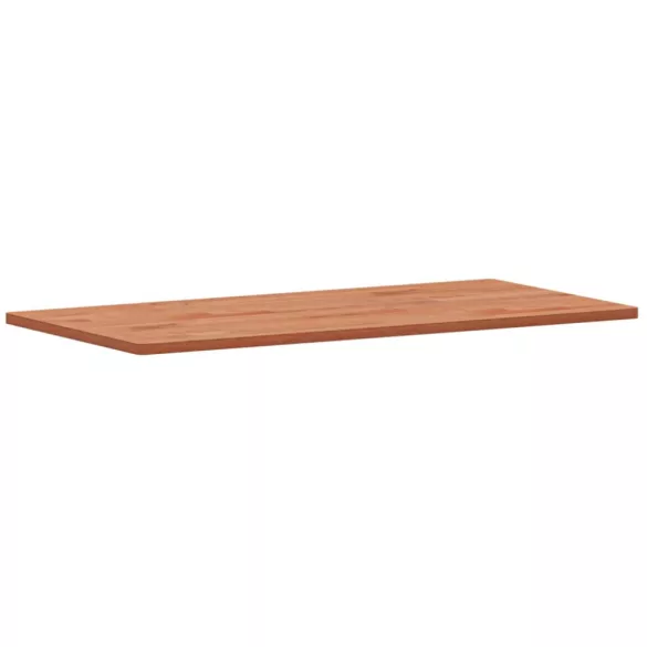tömör bükkfa téglalap alakú asztallap 100x50x1,5 cm
