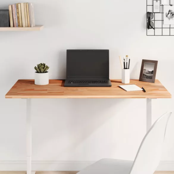 tömör bükkfa téglalap alakú asztallap 100x60x1,5 cm