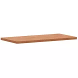 tömör bükkfa téglalap alakú asztallap 80x40x2,5 cm