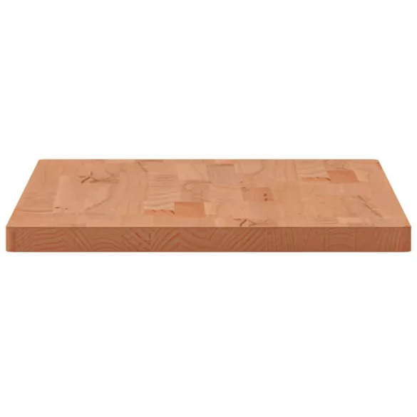 tömör bükkfa téglalap alakú asztallap 80x40x2,5 cm