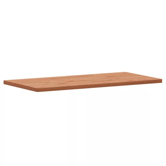 tömör bükkfa téglalap alakú asztallap 100x50x2,5 cm
