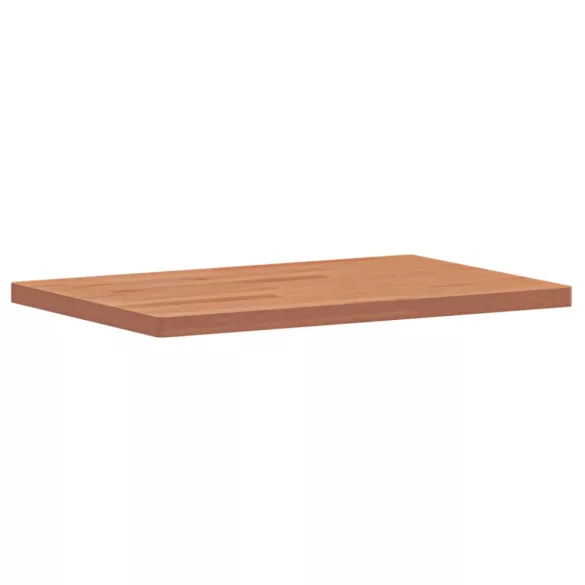tömör bükkfa téglalap alakú asztallap 60x40x2,5 cm
