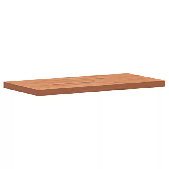 tömör bükkfa téglalap alakú asztallap 100x50x4 cm