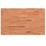 tömör bükkfa téglalap alakú asztallap 100x60x4 cm