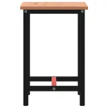 tömör bükkfa és fém munkaasztallap 80x55x81,5 cm