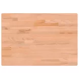 tömör bükkfa és fém munkaasztallap 80x55x81,5 cm