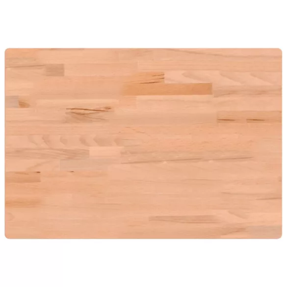 tömör bükkfa és fém munkaasztallap 80x55x81,5 cm