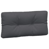 7 db antracitszürke szövet raklappárna