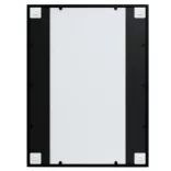 2 db fekete fém fali tükör 80x60 cm