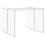 antracitszürke horganyzott acél kutyakennel 214x1273x181 cm