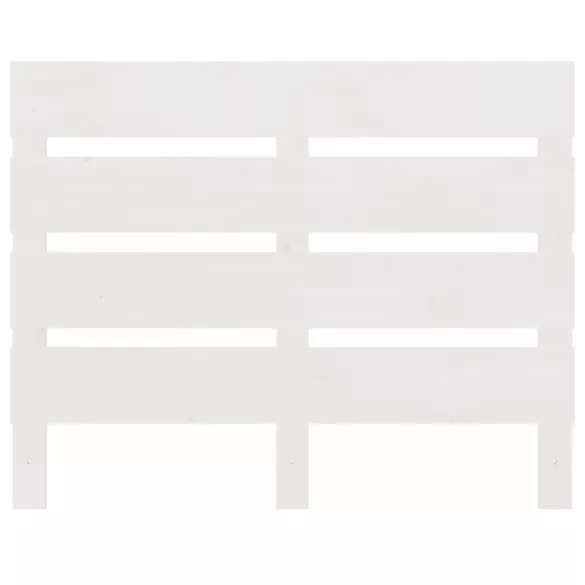 fehér tömör fenyőfa ágykeret 90 x 190 cm (Single)