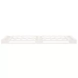 fehér tömör fenyőfa ágykeret 90 x 190 cm (Single)