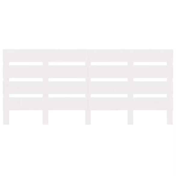 fehér tömör fenyőfa ágykeret 120x190 cm (Small Double)