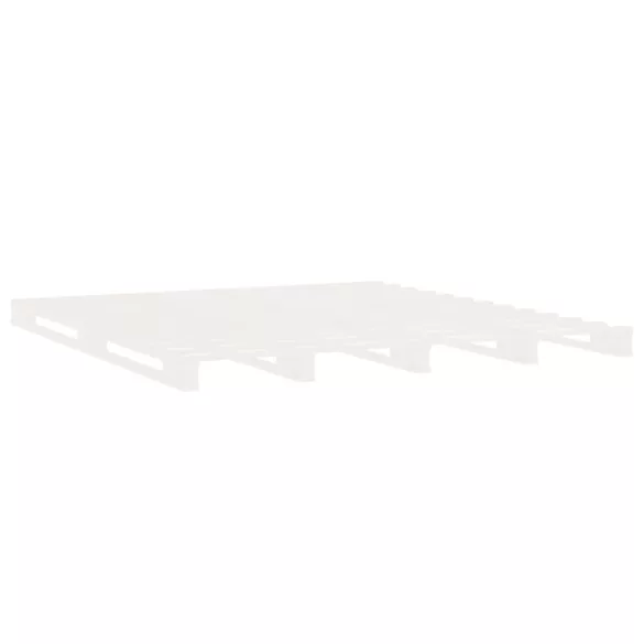 fehér tömör fenyőfa ágykeret 120x190 cm (Small Double)