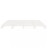 fehér tömör fenyőfa ágykeret 120x190 cm (Small Double)