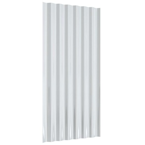 12 db zöld horganyzott acél tetőpanel 80x36 cm