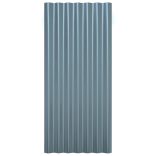 36 db szürke horganyzott acél tetőpanel 80x36 cm