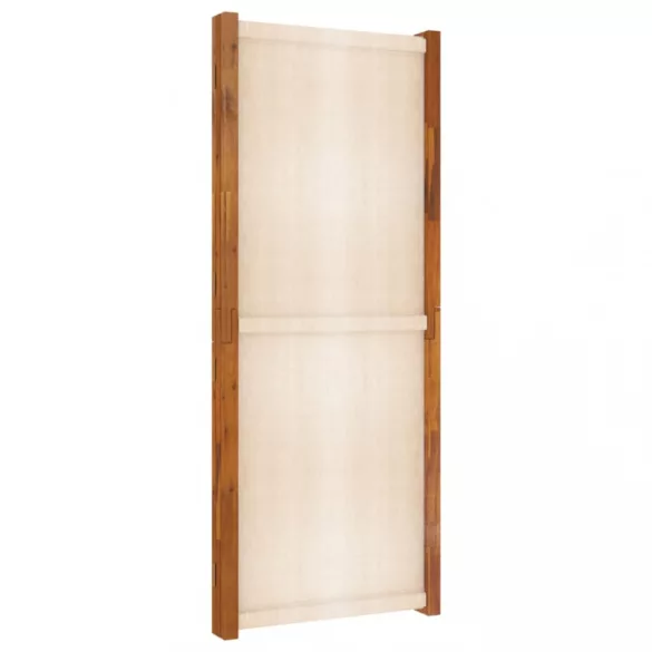 fehér 4 paneles térelválasztó 280x180 cm