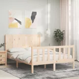 tömör fenyőfa ágy matrac nélkül 140 x 200 cm