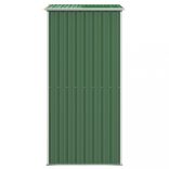 zöld horganyzott acél kerti fészer 192x108x223 cm