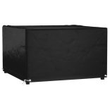 négyzet alakú kerti bútorhuzat 8 fűzőlyukkal 125 x 125 x 75 cm