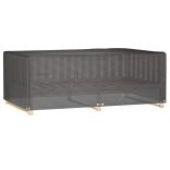 téglalap alakú kerti bútorhuzat 12 fűzőlyukkal 213x132x75 cm