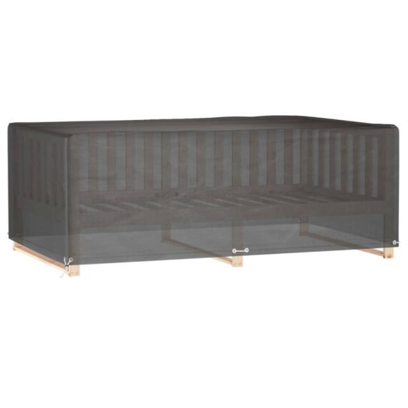 téglalap alakú kerti bútorhuzat 12 fűzőlyukkal 213x132x75 cm