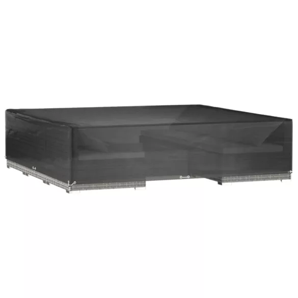 négyzet alakú kerti bútorhuzat 16 fűzőlyukkal 240 x 240 x 55 cm