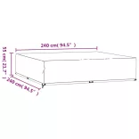 négyzet alakú kerti bútorhuzat 16 fűzőlyukkal 240 x 240 x 55 cm