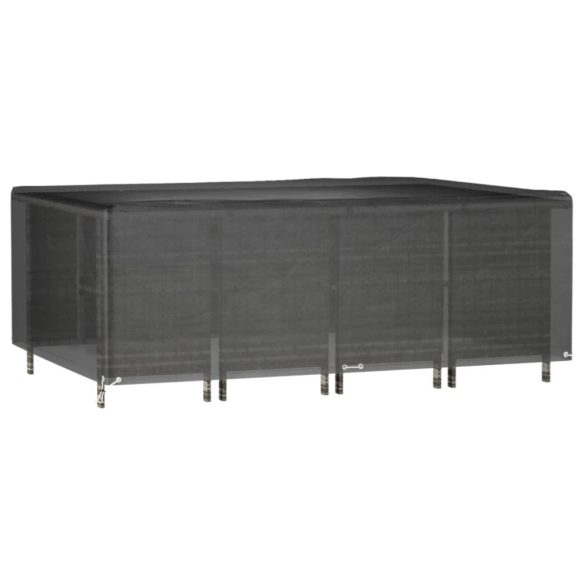 téglalap alakú kerti bútorhuzat 12 fűzőlyukkal 240x180x80 cm