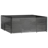 négyzet alakú kerti bútorhuzat 16 fűzőlyukkal 250 x 250 x 90 cm