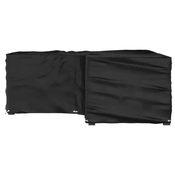 L-alakú kerti bútorhuzat 16 fűzőlyukkal 215 x 215 x 70 cm