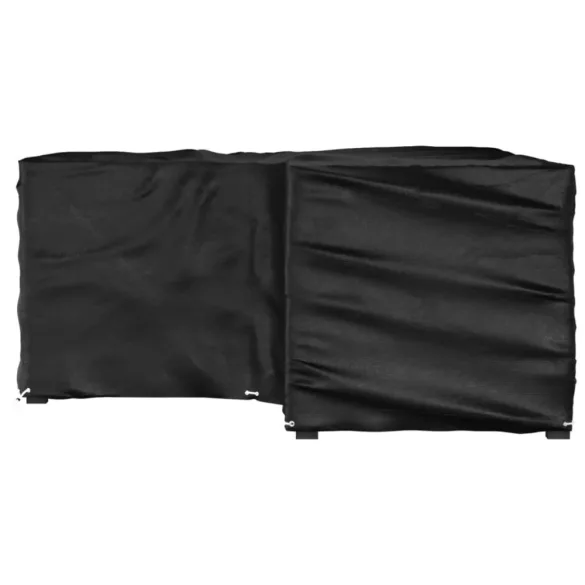 L-alakú kerti bútorhuzat 16 fűzőlyukkal 215 x 215 x 90 cm