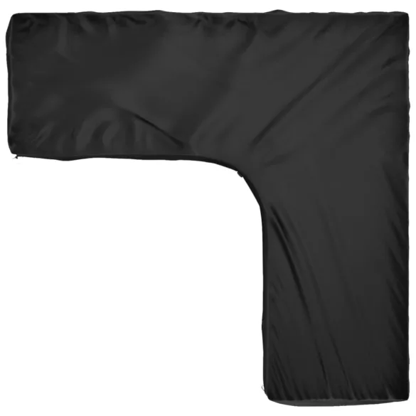 L-alakú kerti bútorhuzat 16 fűzőlyukkal 250 x 250 x 70 cm