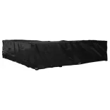 L-alakú kerti bútorhuzat 20 fűzőlyukkal 300 x 300 x 70 cm