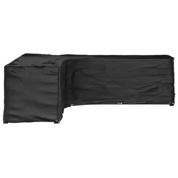 L-alakú kerti bútorhuzat 20 fűzőlyukkal 300 x 300 x 90 cm