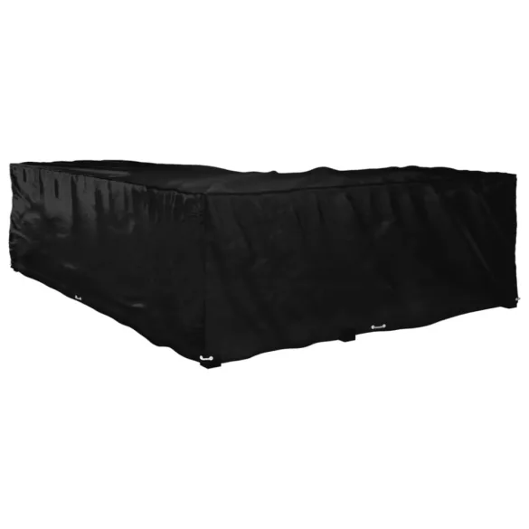 L-alakú kerti bútorhuzat 16 fűzőlyukkal 210 x 260 x 80 cm